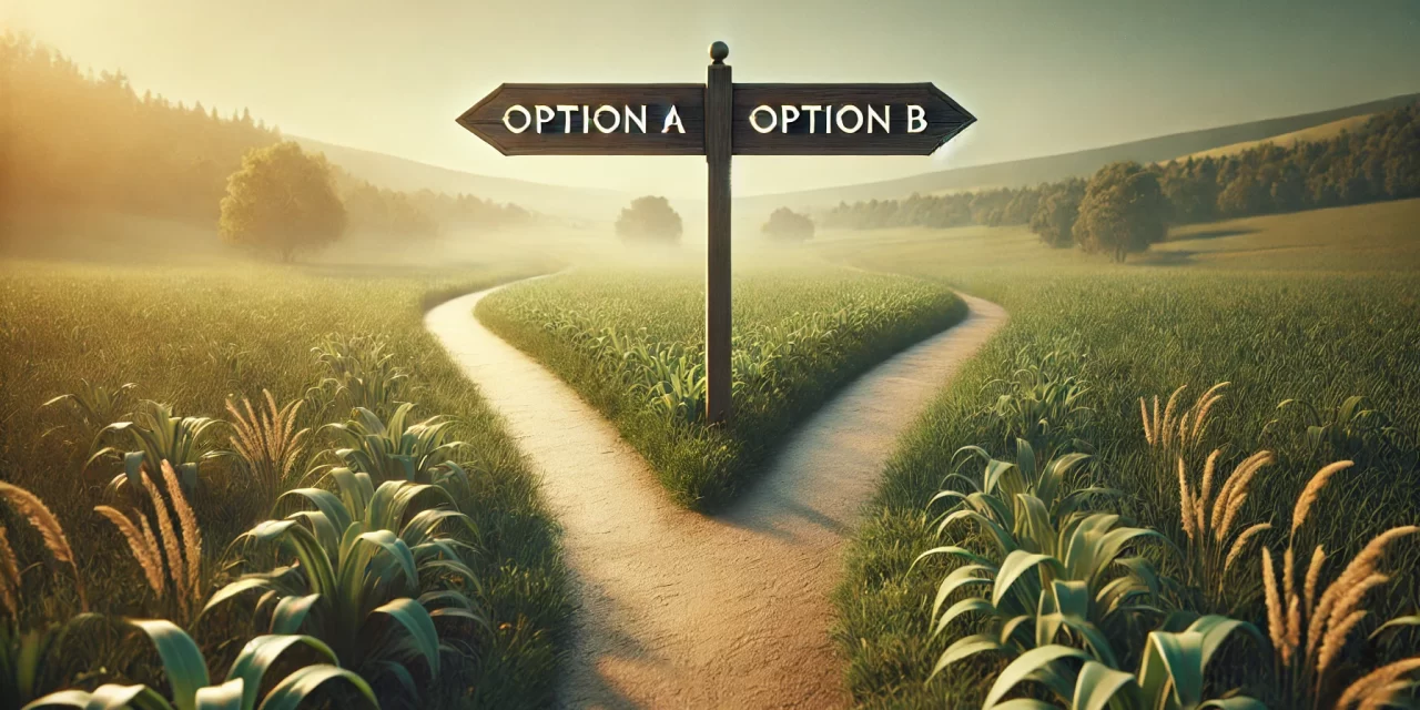 Decisiones – la Y de los caminos.